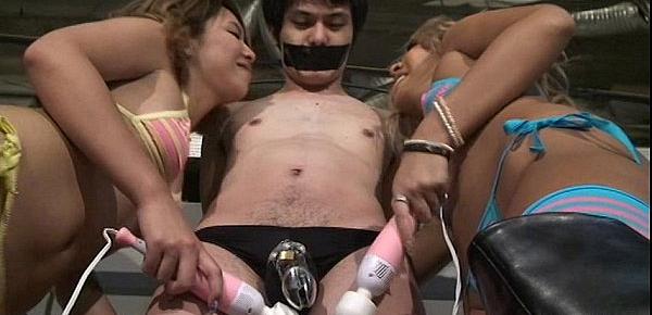  Mistress Land Japanese Girls enjoy ejaculation management